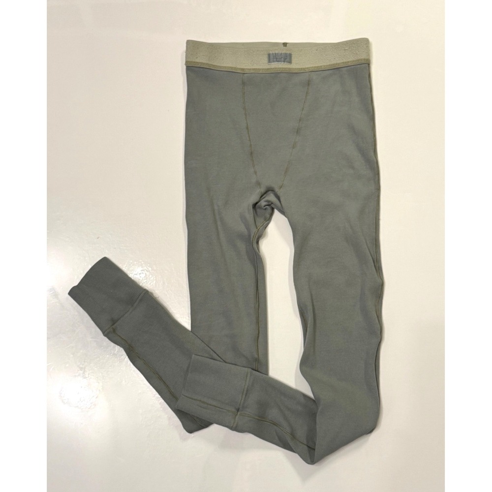 Skims Light Cozy Legging size S sage green ribbed sleep athliesure base layer